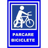 Placuta parcare biciclete