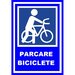 Placuta parcare biciclete